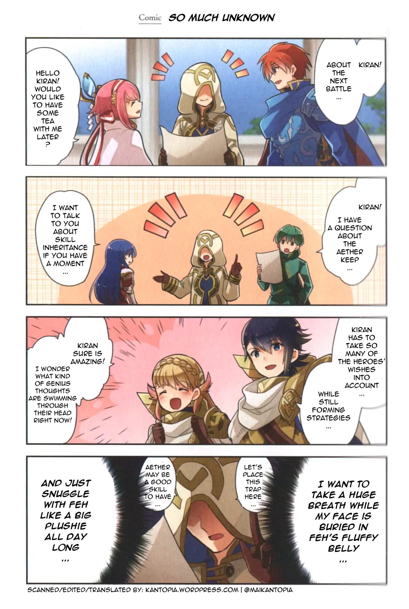 Fire Emblem Heroes Daily Lives of the Heroes Vol.1 Chapter 0.01: Character comic: