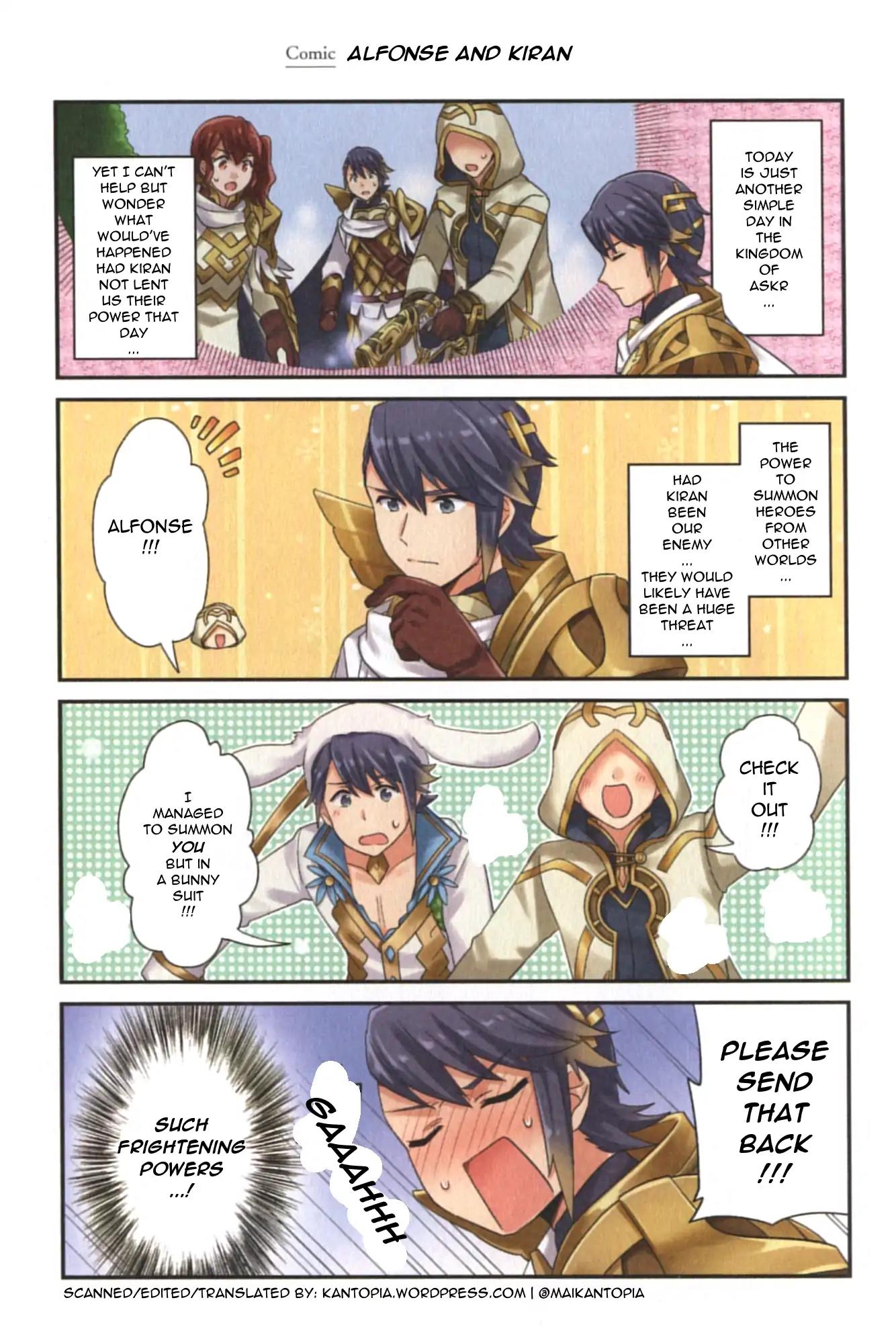 Fire Emblem Heroes Daily Lives of the Heroes Vol.1 Chapter 0.02: Character comic: