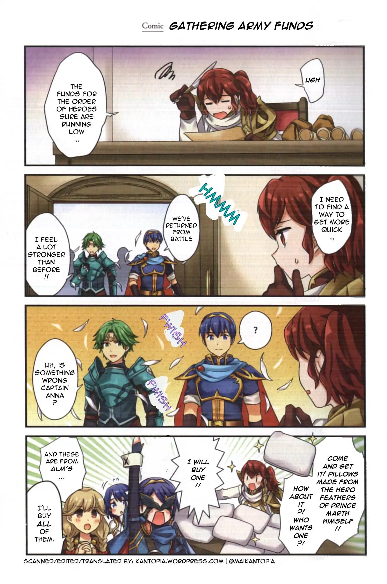 Fire Emblem Heroes Daily Lives of the Heroes Vol.1 Chapter 0.04: Character comic: