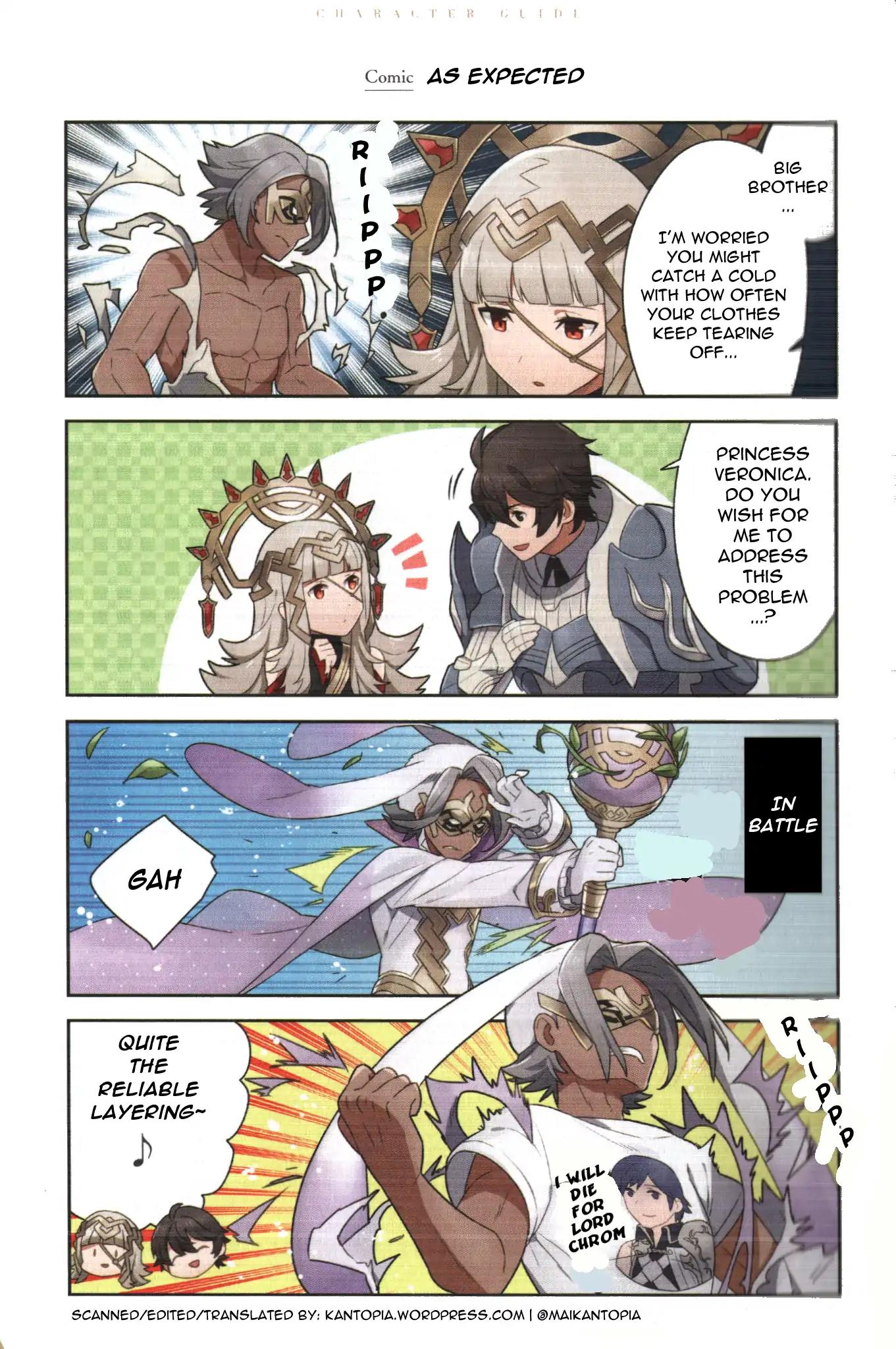 Fire Emblem Heroes Daily Lives of the Heroes Vol.1 Chapter 0.06: Character comic: