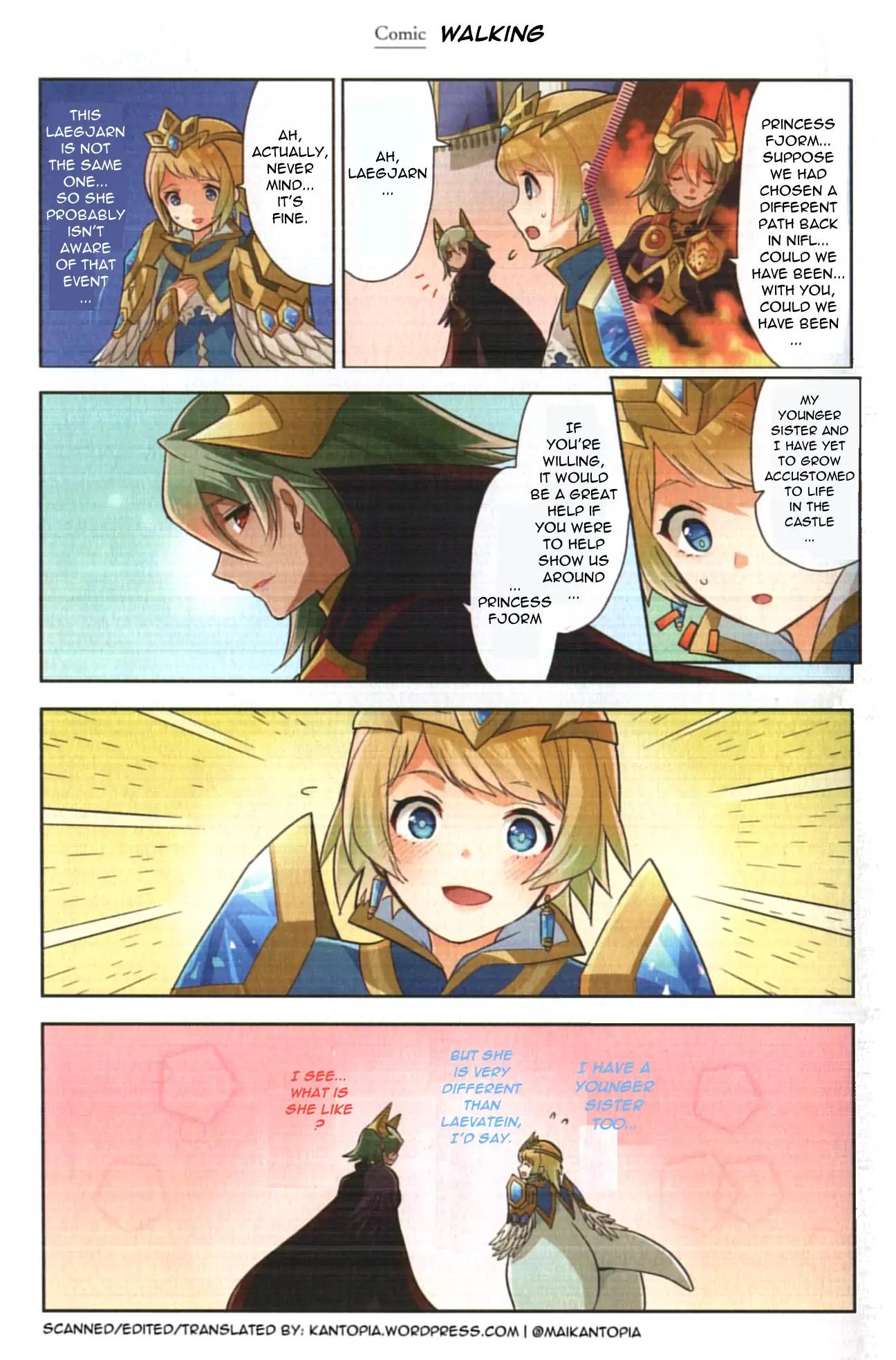 Fire Emblem Heroes Daily Lives of the Heroes Vol.1 Chapter 0.08: Character comic: