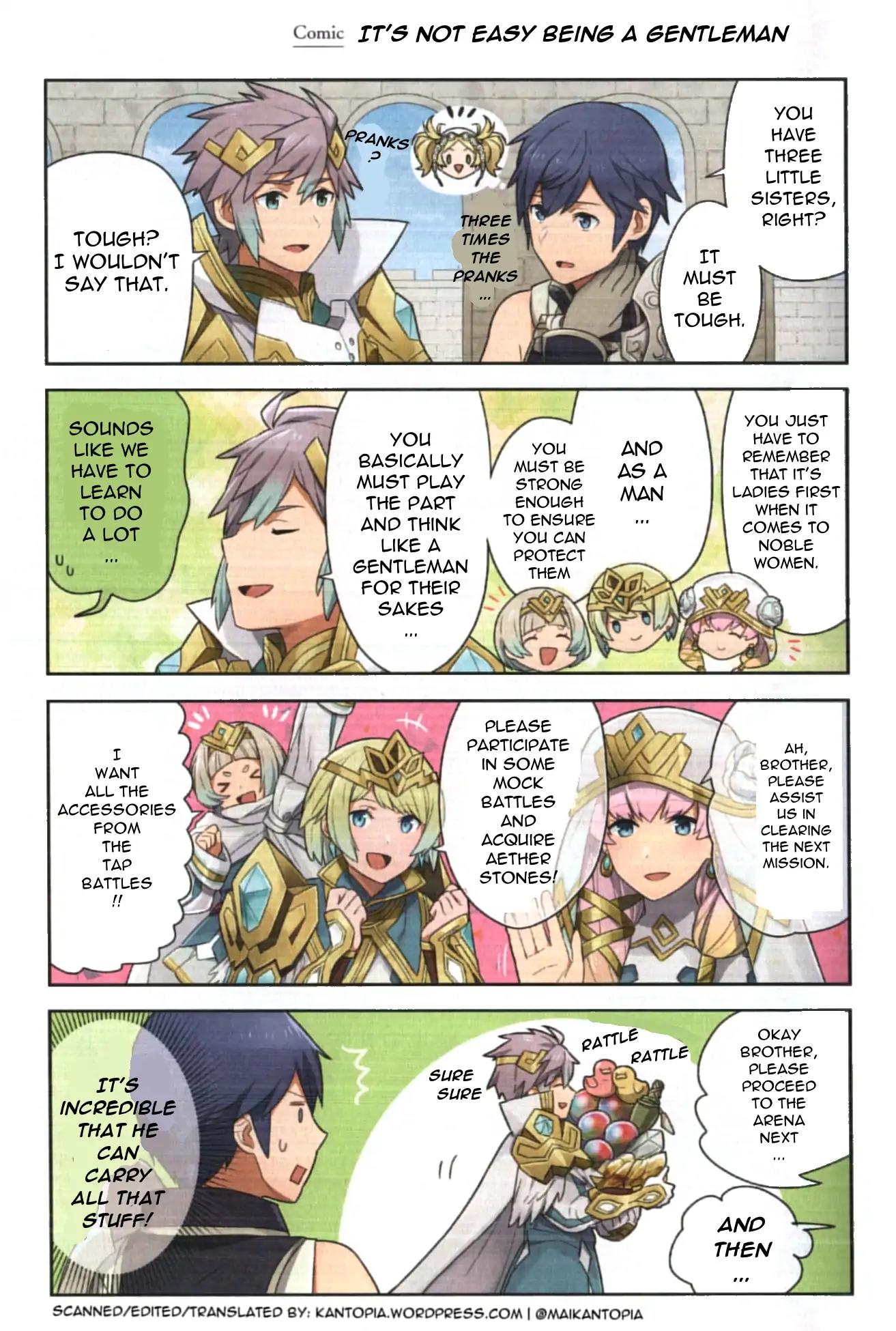Fire Emblem Heroes Daily Lives of the Heroes Vol.1 Chapter 0.11: Character comic: