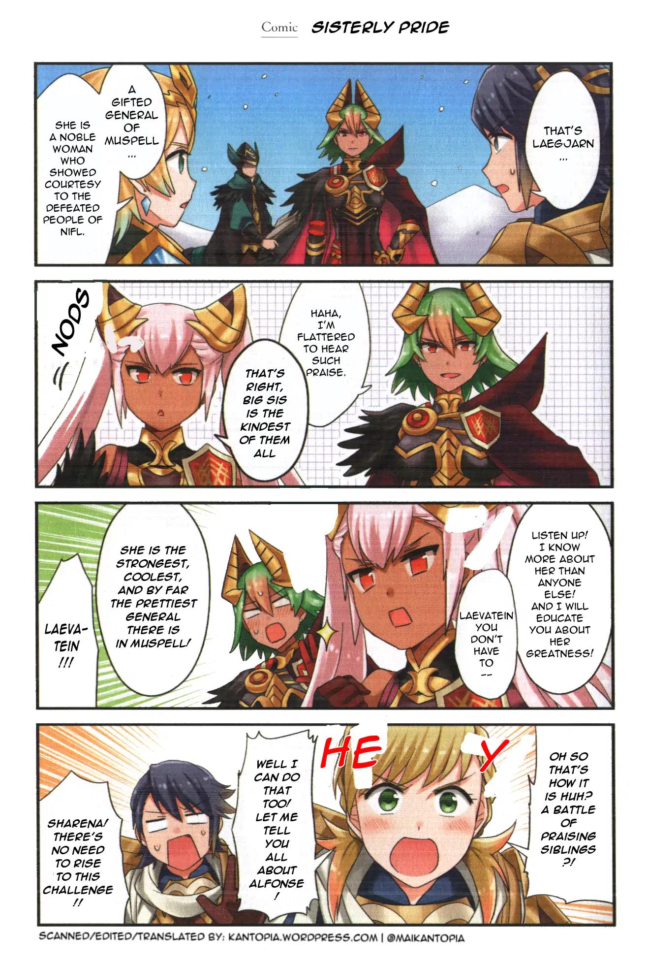 Fire Emblem Heroes Daily Lives of the Heroes Vol.1 Chapter 0.14: Character comic: