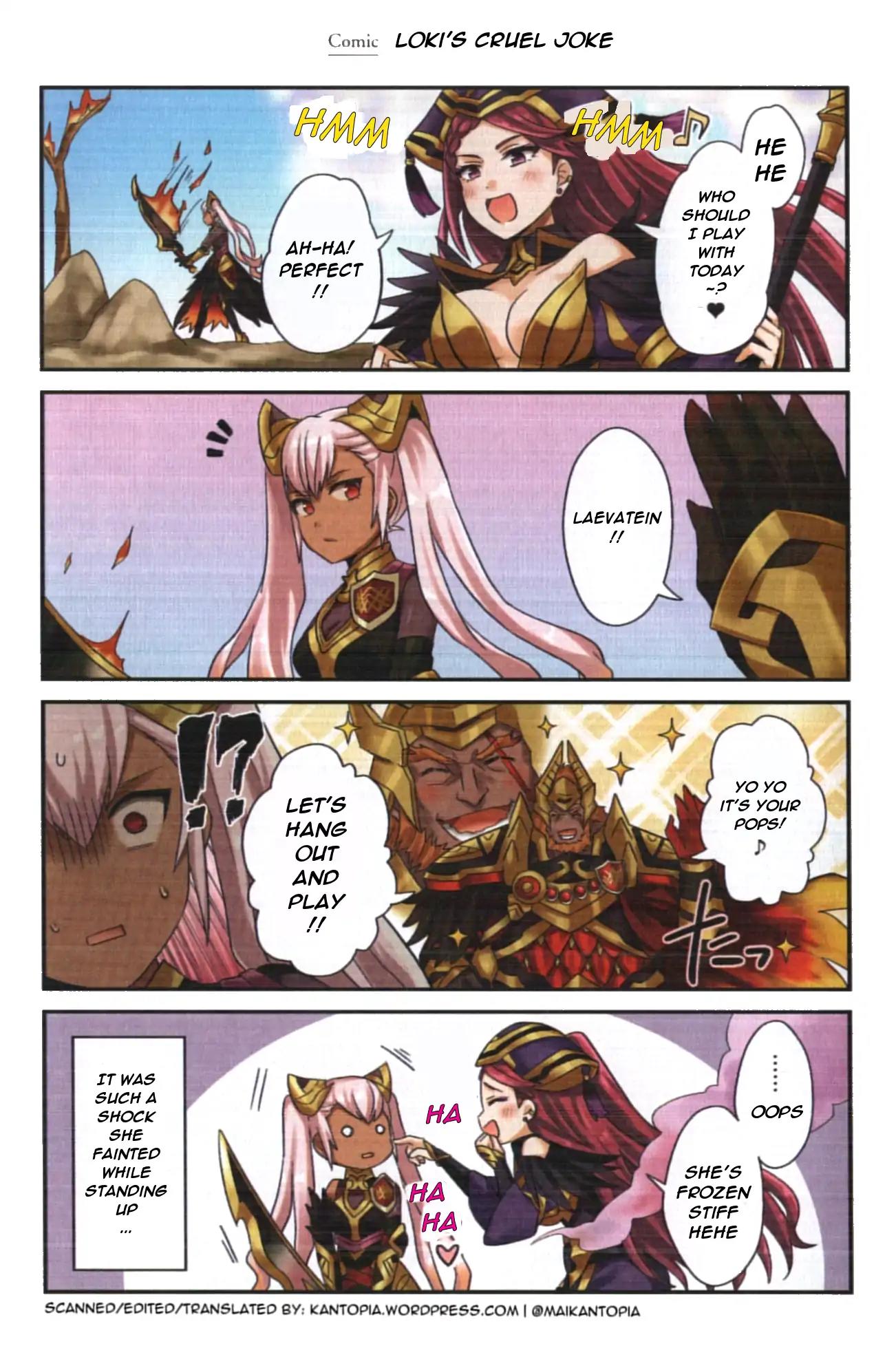 Fire Emblem Heroes Daily Lives of the Heroes Vol.1 Chapter 0.15: Character comic: