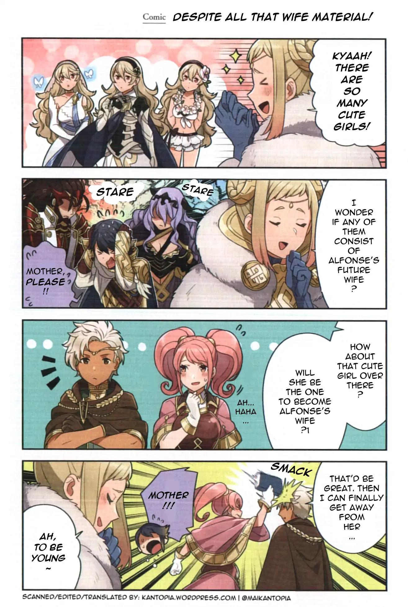 Fire Emblem Heroes Daily Lives of the Heroes Vol.1 Chapter 0.22: Character comic: