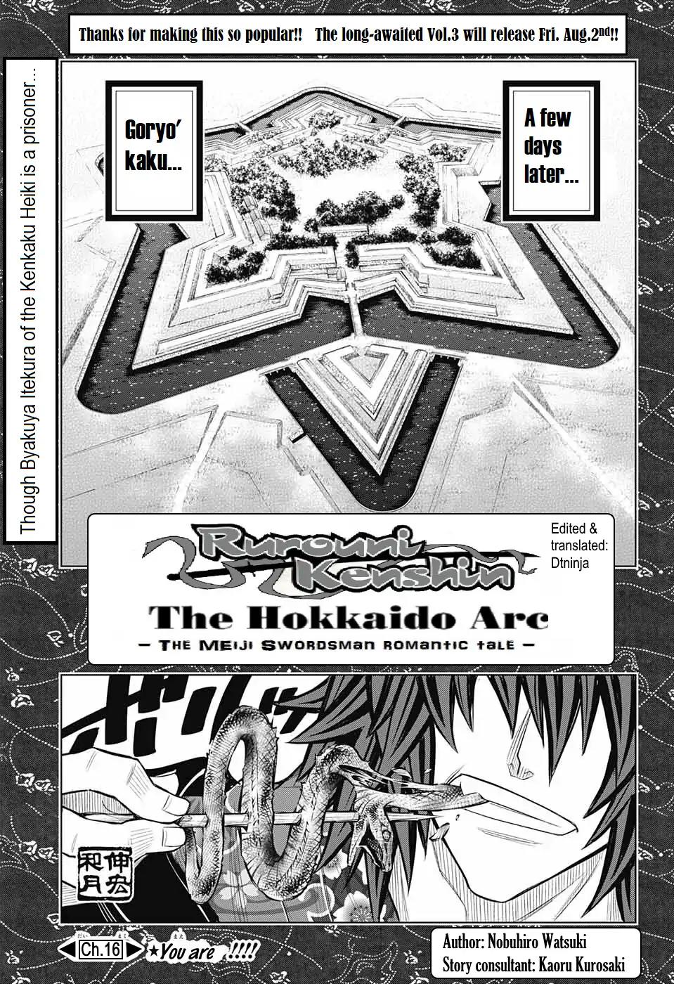 Rurouni Kenshin: Hokkaido Arc Chapter 16: