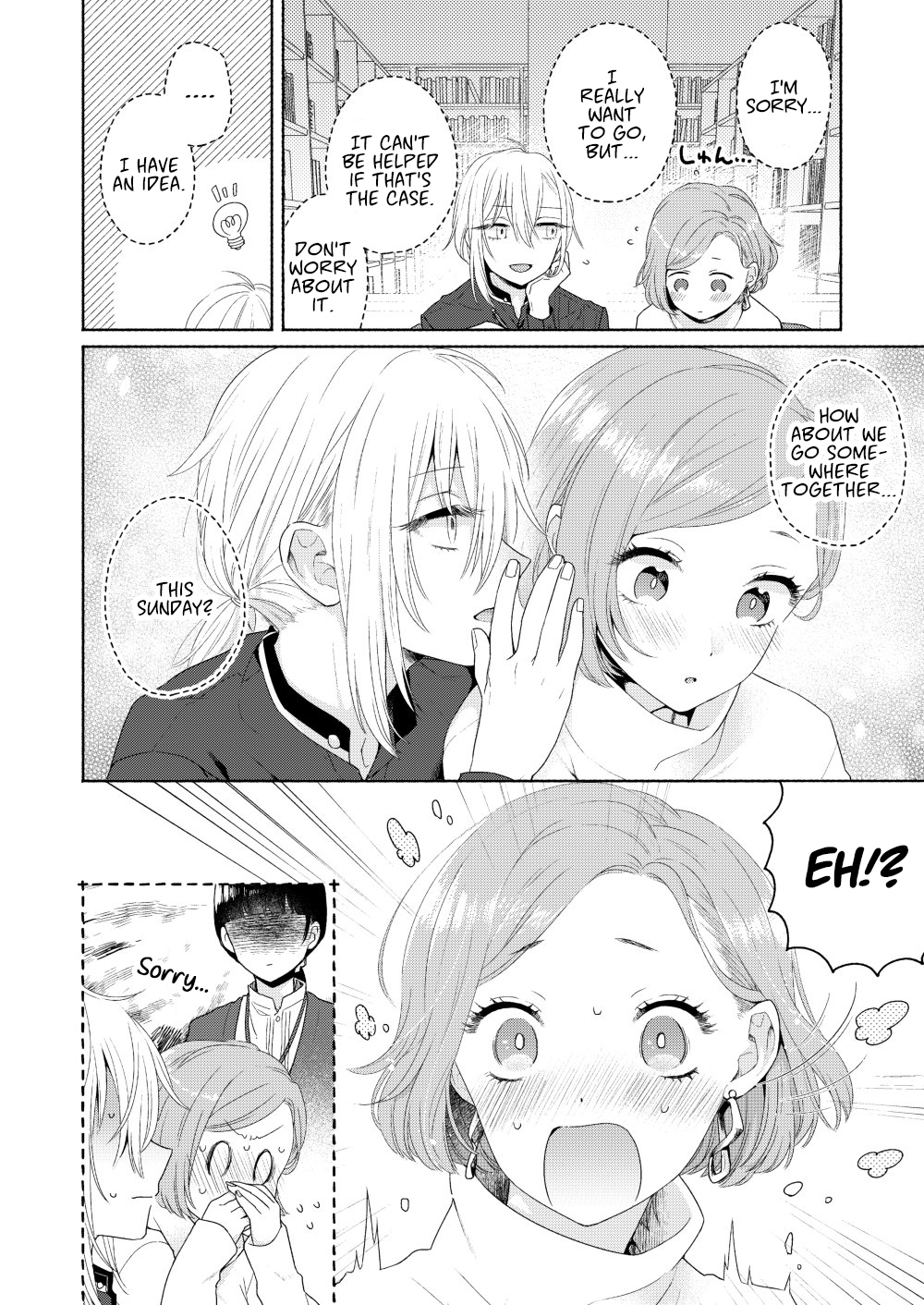 Handsome Girl and Sheltered Girl Ch. 3 I Want To Kiss Her