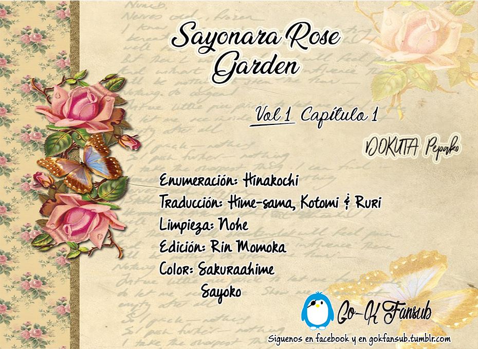 Sayonara Rose Garden Vol.1 Ch.1