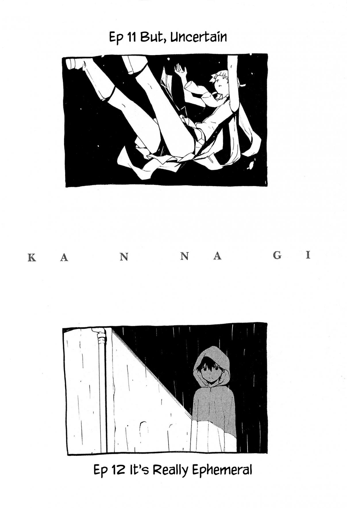 Kannagi Vol. 8 Ch. 48.6 anime script book cover illustrations