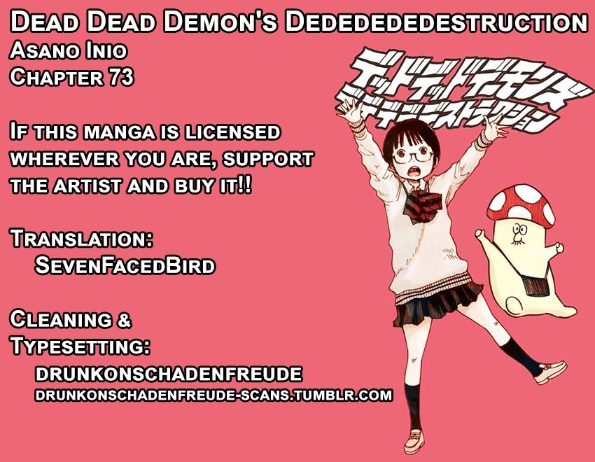 Dead Dead Demon's Dededededestruction Ch. 73