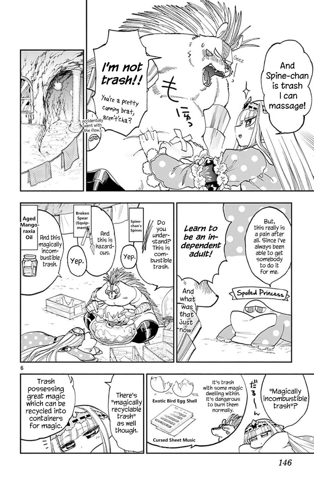 Maou jou de Oyasumi Vol. 11 Ch. 142 Manga Magazines Are Generally Recyclable Resources