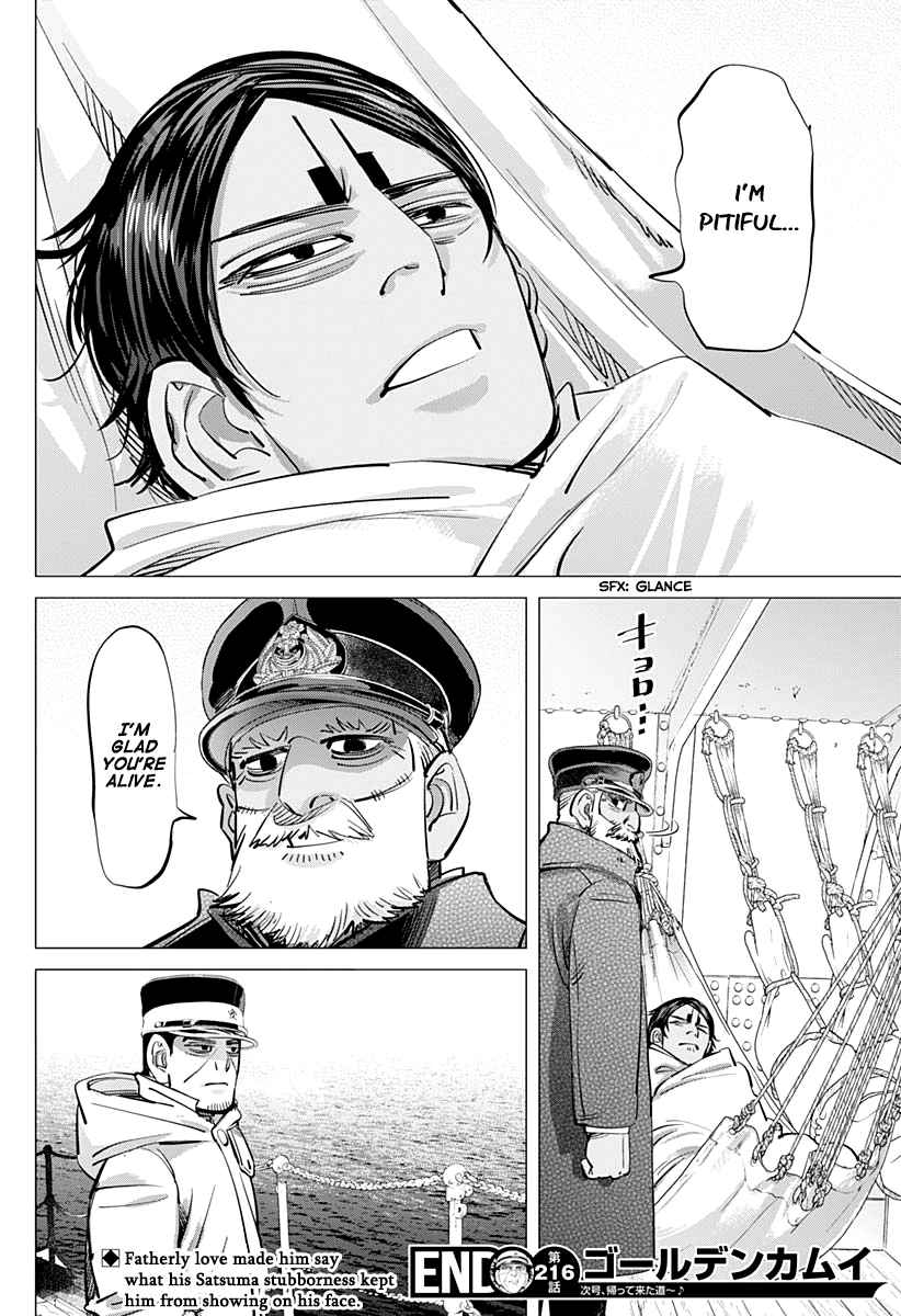 Golden Kamuy Ch. 216 Mysterious White Bear