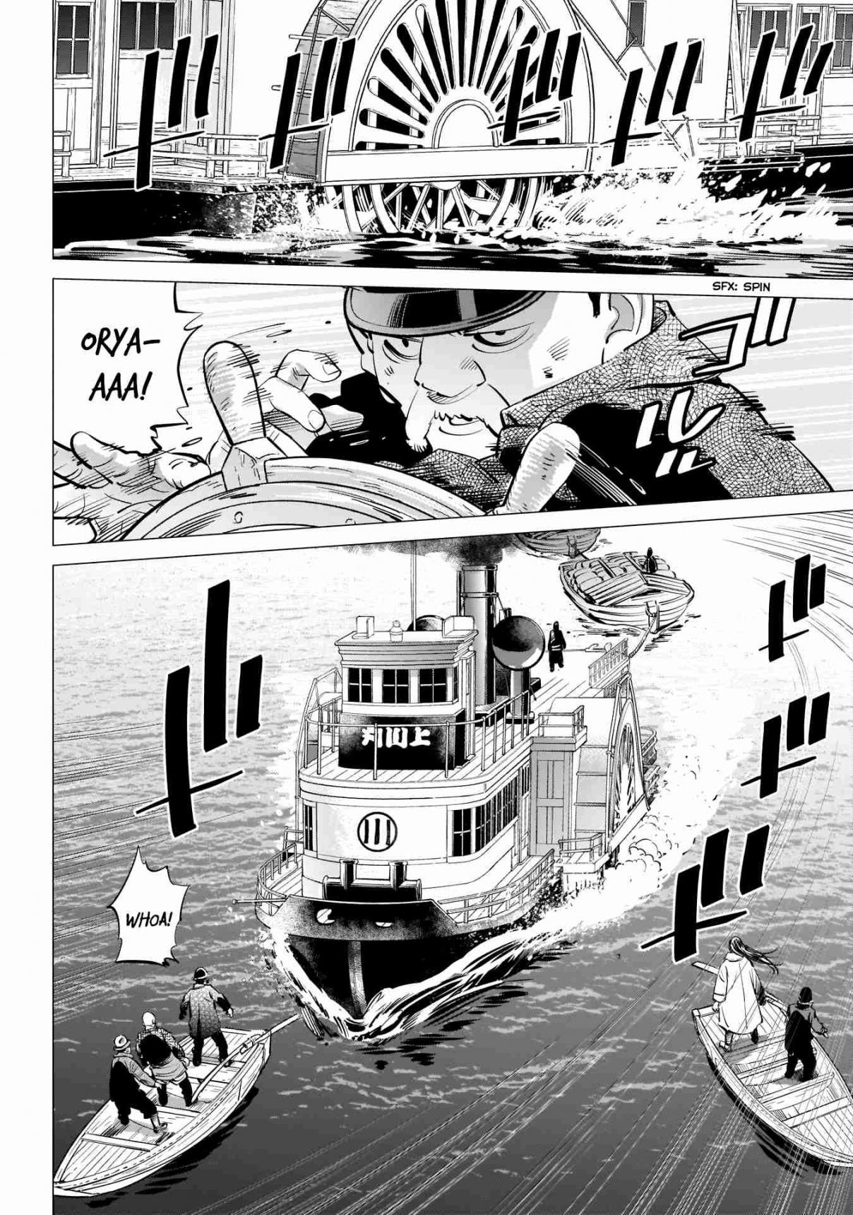 Golden Kamuy Ch. 234 Steamboat