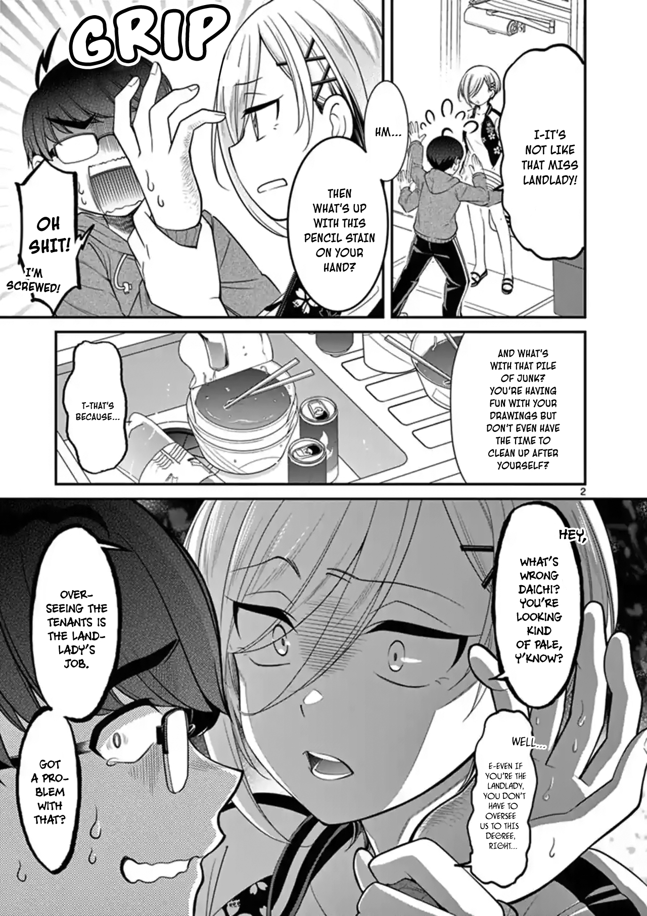 Ooyanki! ~My Apartment Life with a Yankee Landlord~ Ch. 1.5