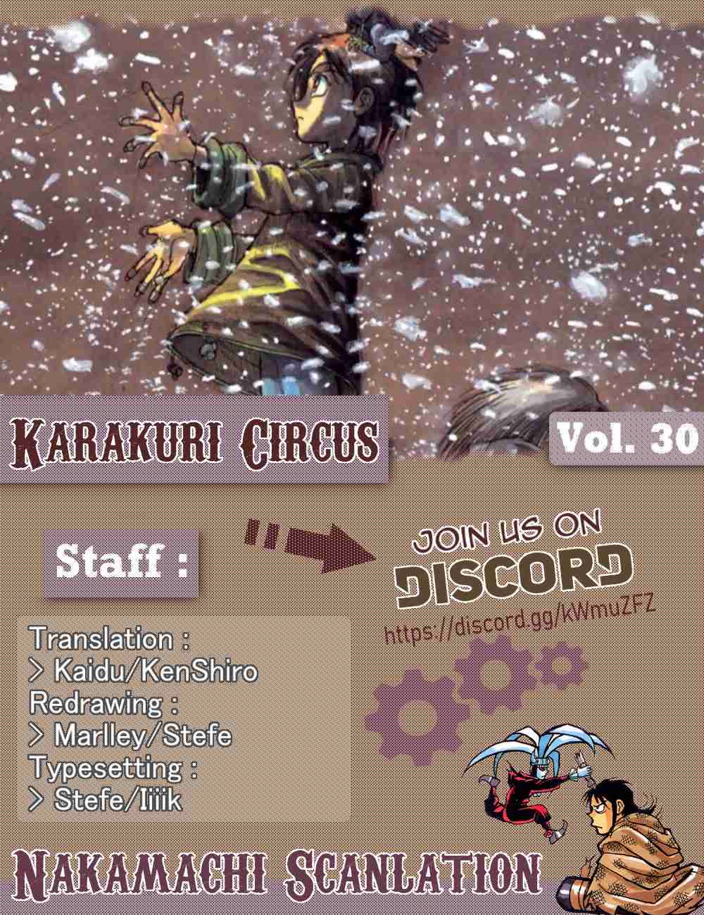 Karakuri Circus Vol. 30 Ch. 292 Main Part Welcome to the Kuroga Village Act 10