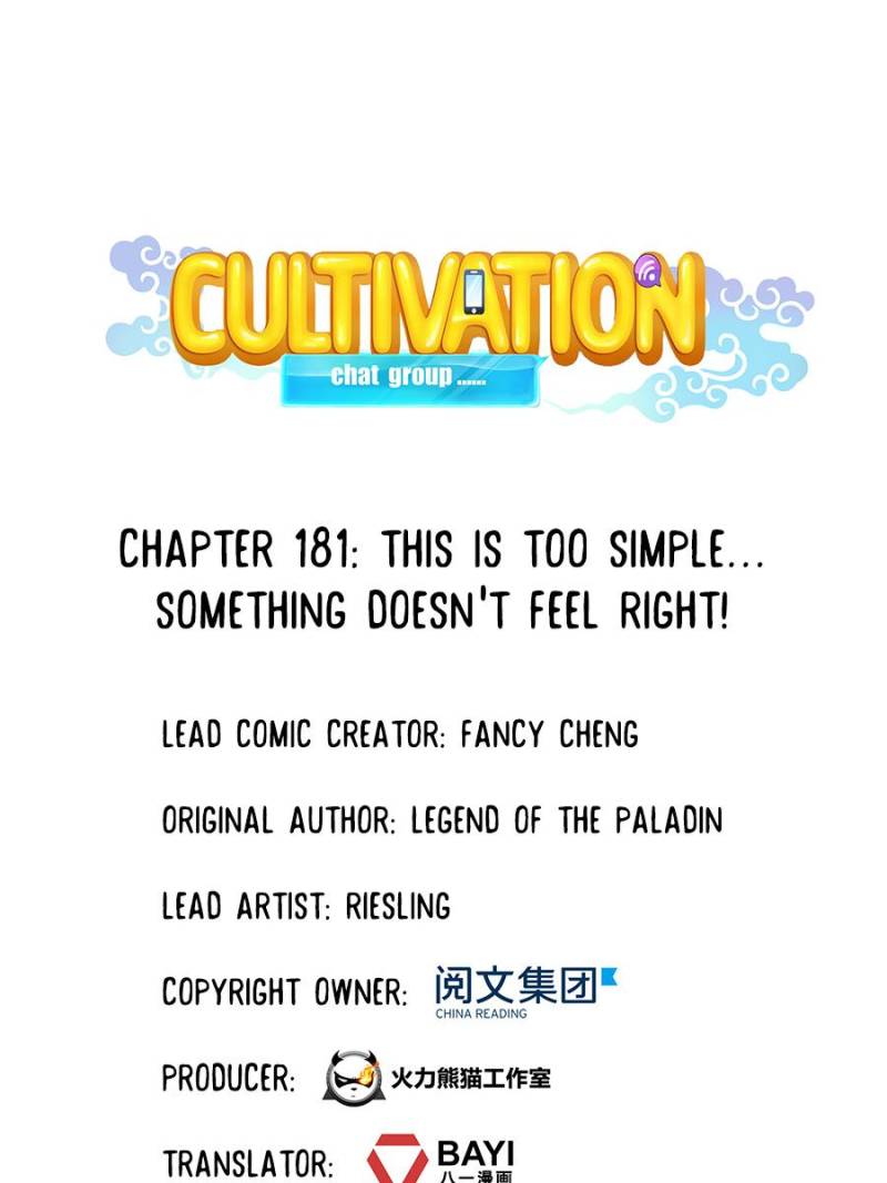Cultivation Chat Group Chapter 185