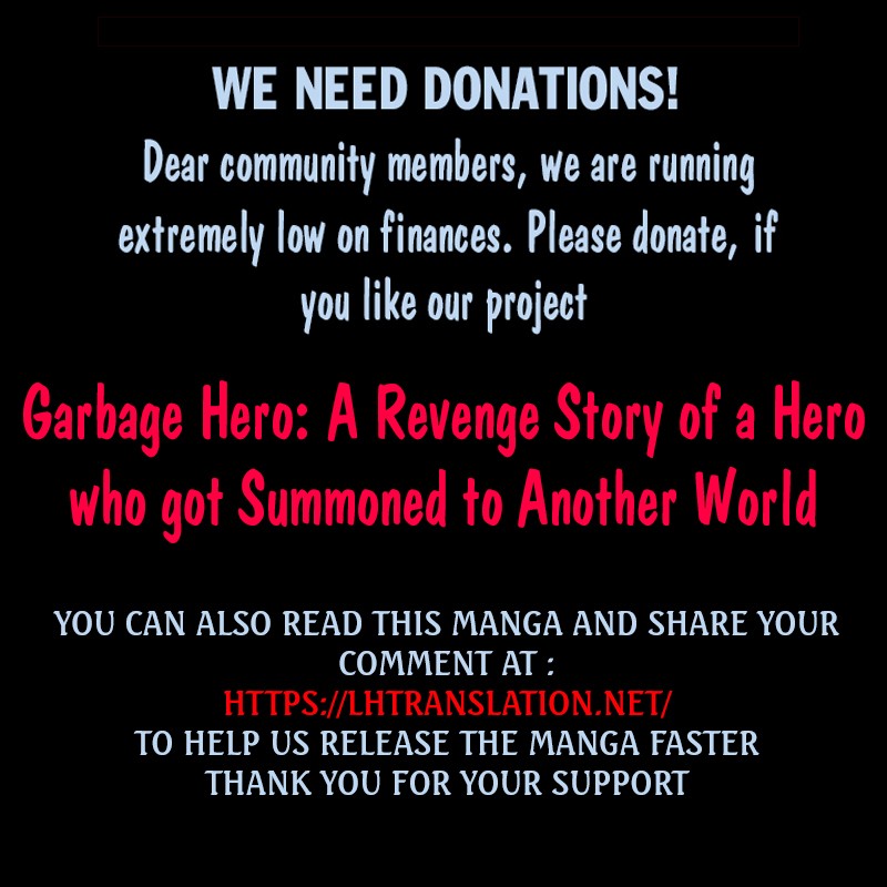 Garbage Hero: A Revenge Story of a Hero Who Got Summoned to Another World Ch. 1