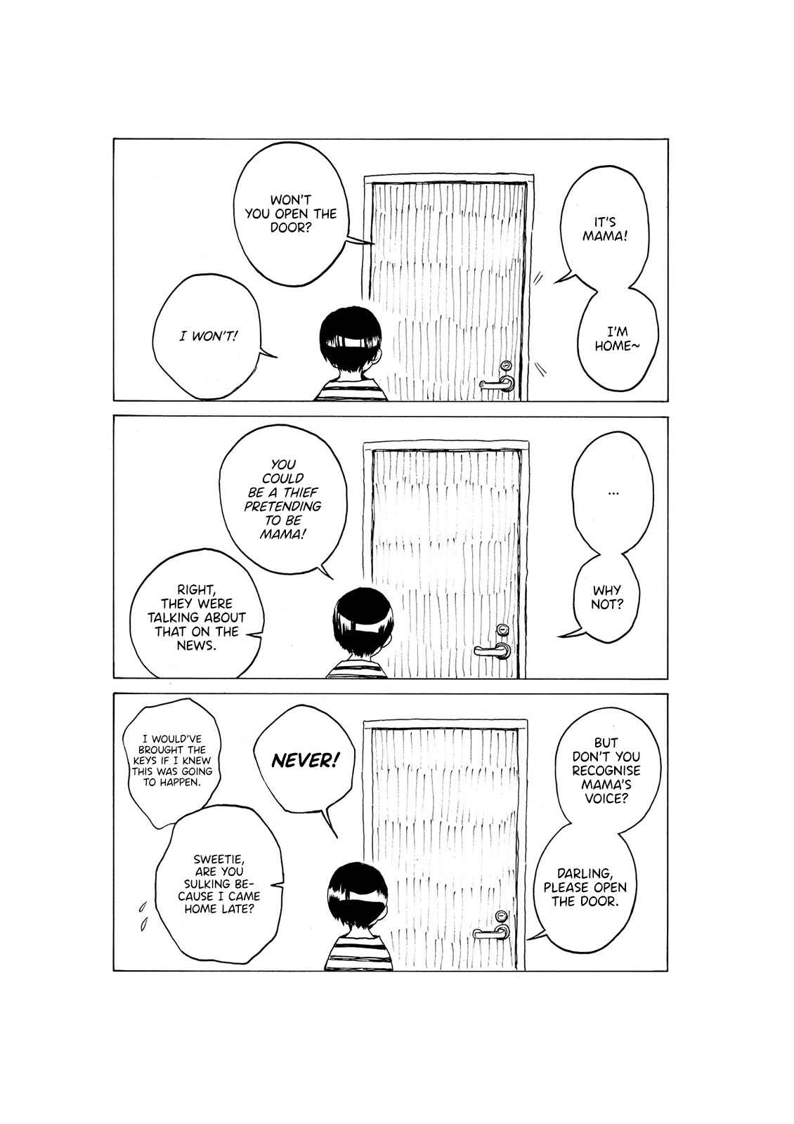 Edogawa Osamu's Anthology Ch. 8 I'll Never Open the Door!