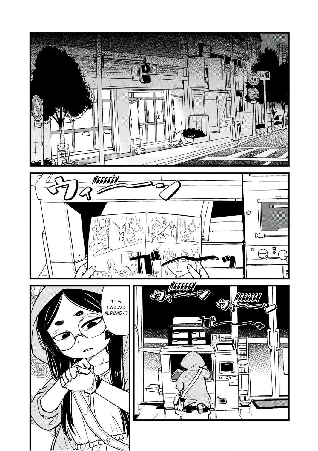 Neko Musume Michikusa Nikki Vol. 17 Ch. 104 Passing the Time Making Photocopies at the Convenience Store