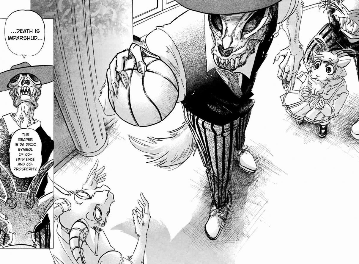 Beastars Ch. 157 Adler Appears Without a Scene Change