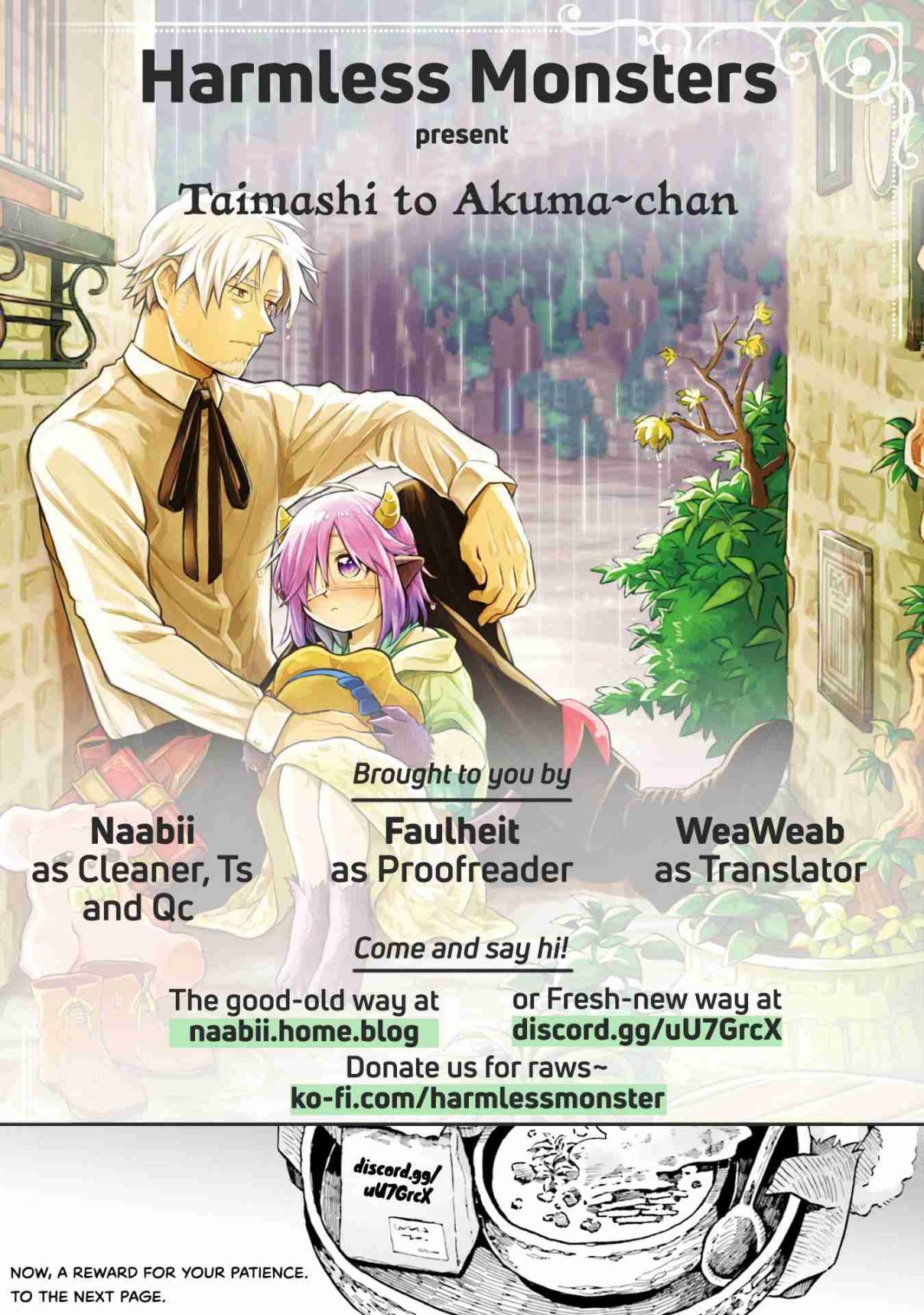 Taimashi to Akuma chan Vol. 2 Ch. 26 Demon chan and a sick person.