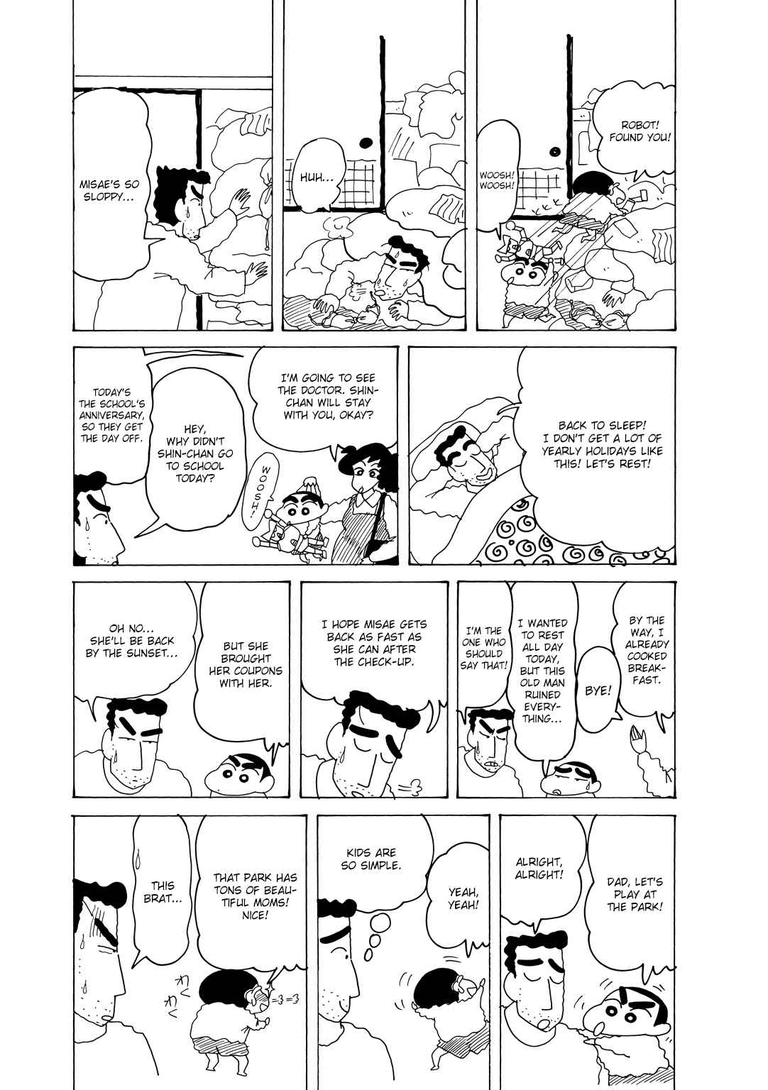 Crayon Shin chan Vol. 15 Ch. 6.4 Part 04 Dad's Cheating! A Love Letter Has Been Found