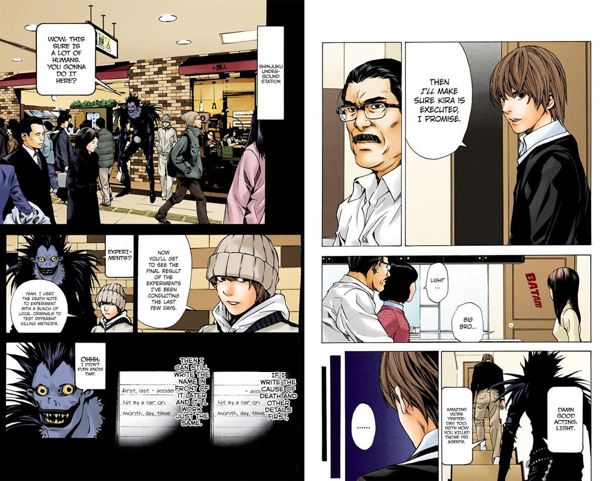 Death Note [Colored Edition] Vol. 2 Ch. 9 Slots (Official Color Scans)