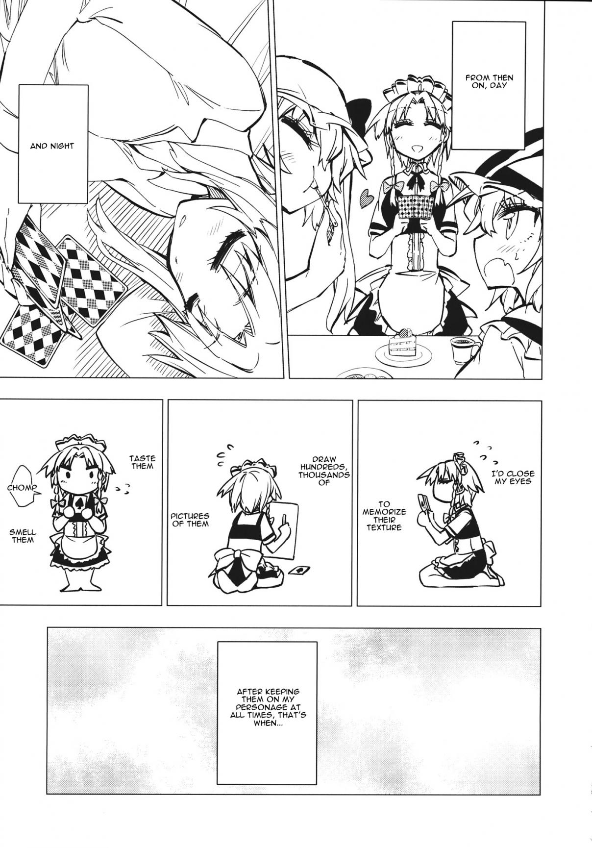 Touhou Silver Cards and Bloody Order (Doujinshi) Oneshot