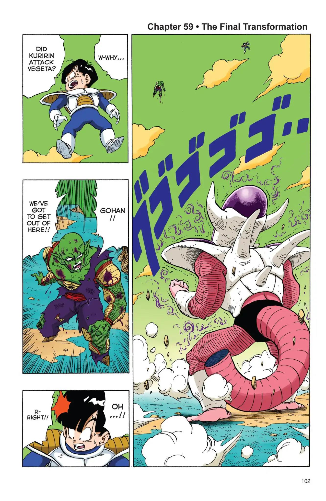 Dragon Ball Full Color Freeza Arc Vol.4 Chapter 059: