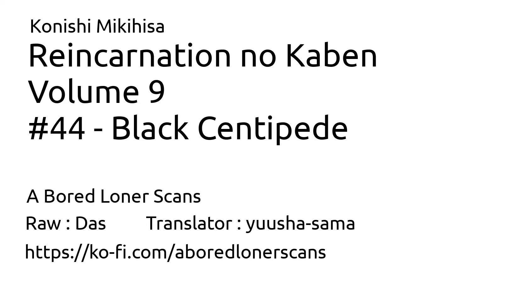 Reincarnation no Kaben Chapter 46:
