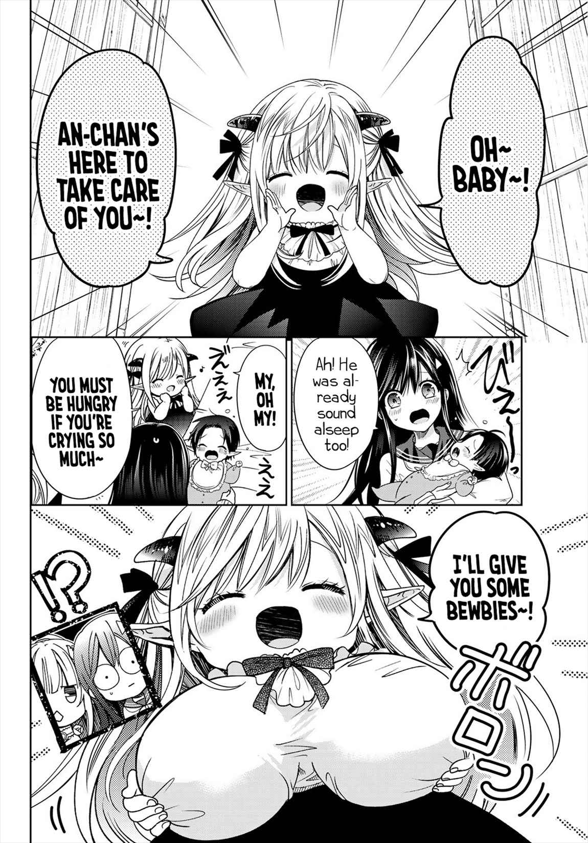 I Became the Mother of the Strongest Demon Lord's 10 Children in Another World. Ch. 7 A Mini Mama is Born