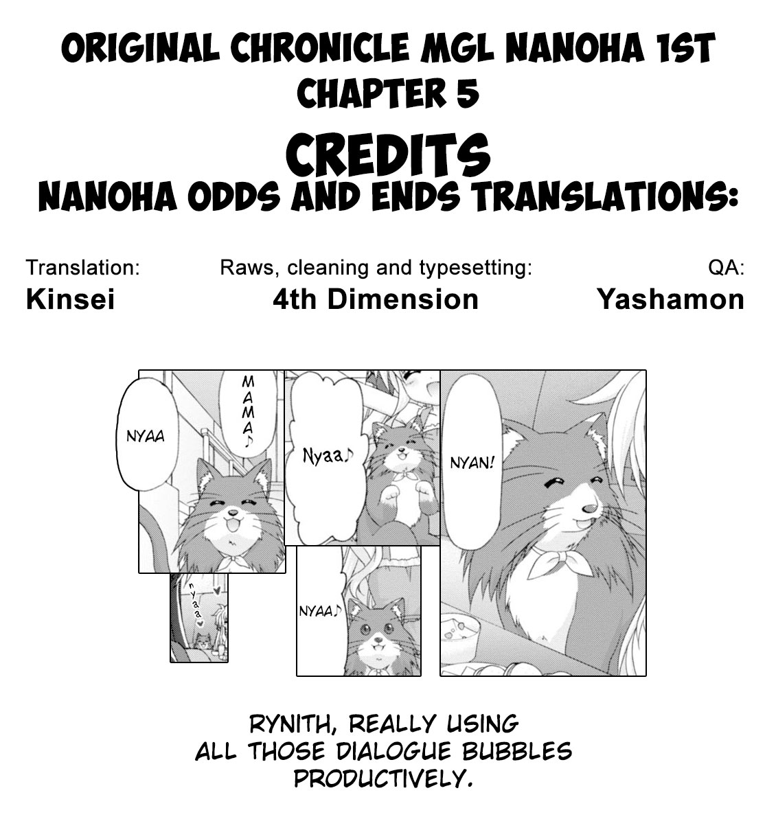ORIGINAL CHRONICLE Magical Girl Lyrical Nanoha The 1st Vol. 2 Ch. 5