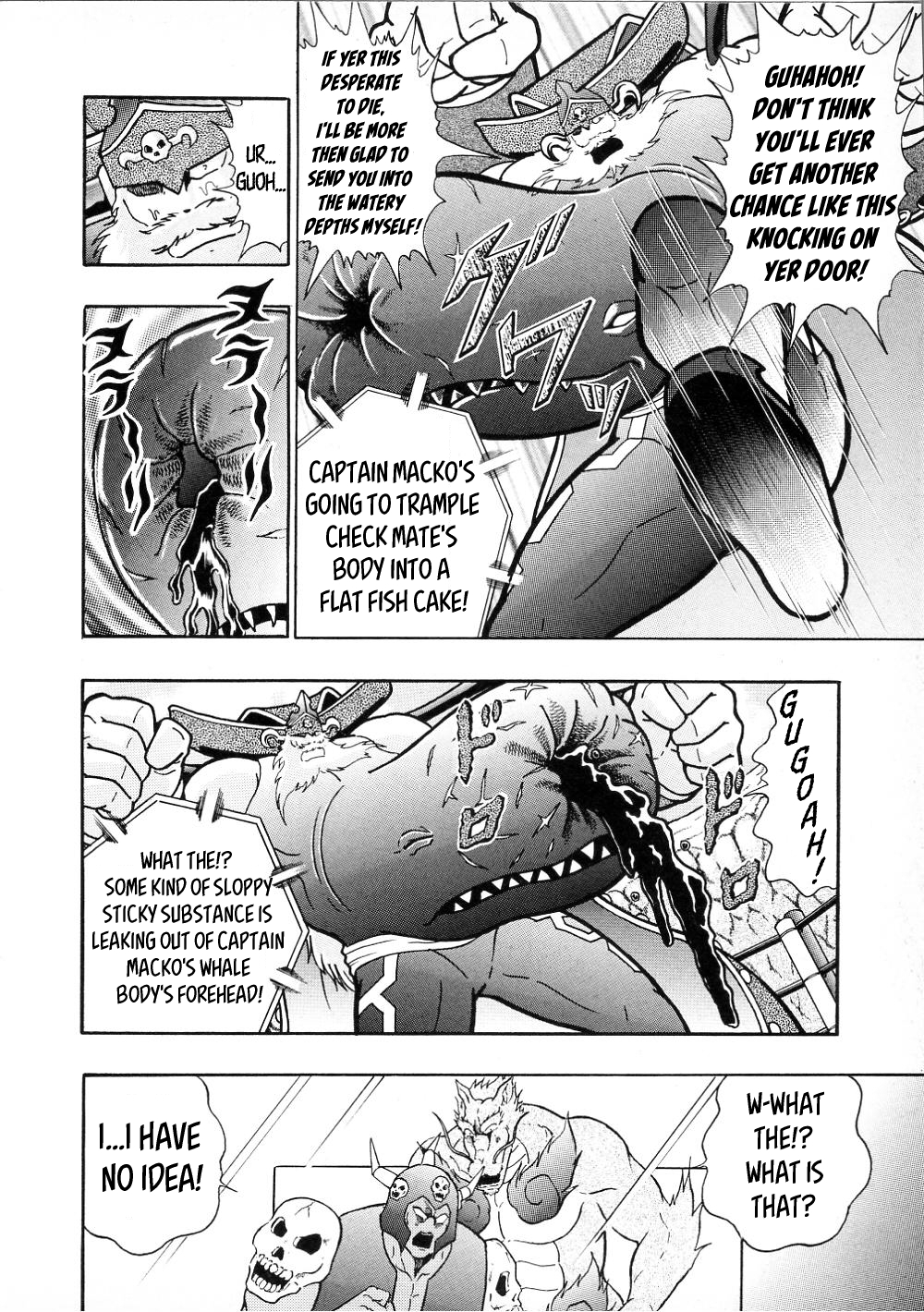 Kinnikuman II Sei: All Choujin Daishingeki Vol. 2 Ch. 17 Blood Splattered Oil Hell! Deadly Struggle With Macko!