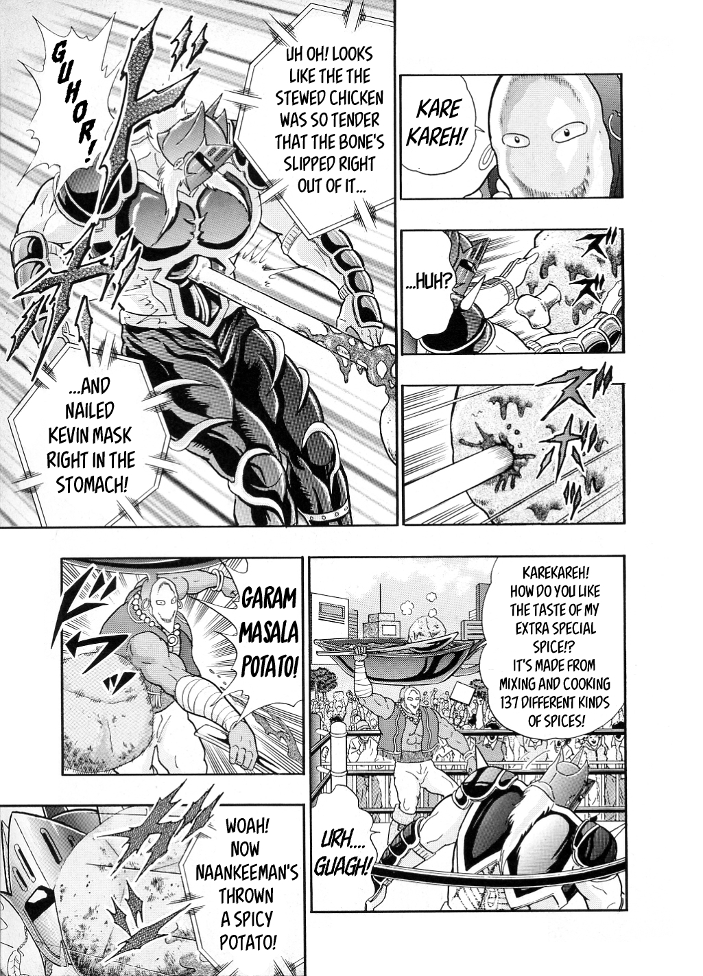 Kinnikuman II Sei: All Choujin Daishingeki Vol. 2 Ch. 28 Naankeeman, the Fearless Curry King!?
