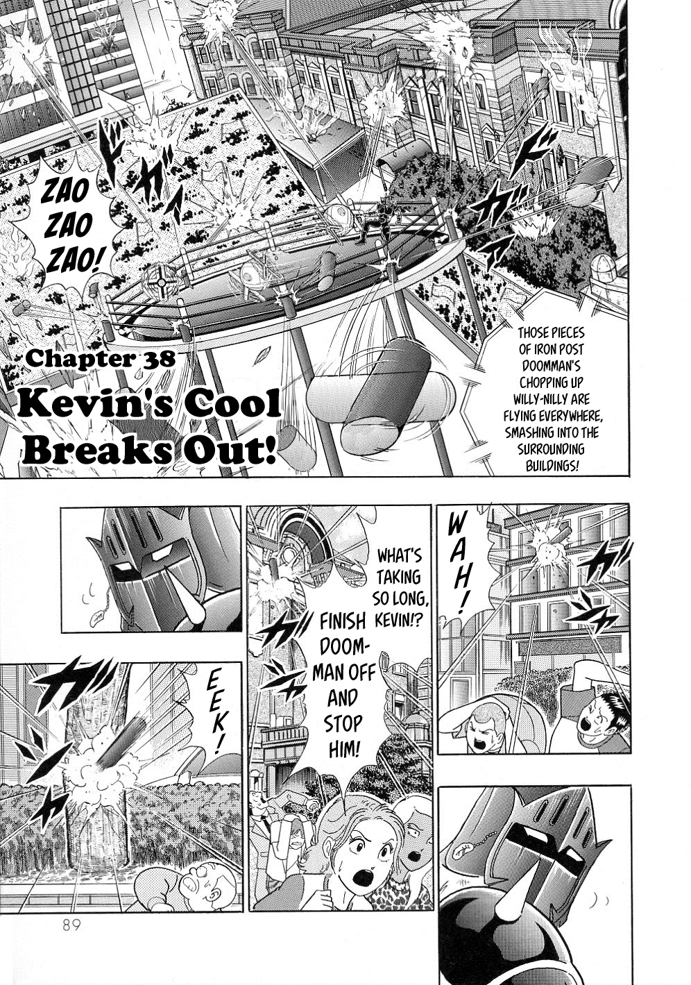 Kinnikuman II Sei: All Choujin Daishingeki Vol. 3 Ch. 38 Kevin's Cool Breaks Out!