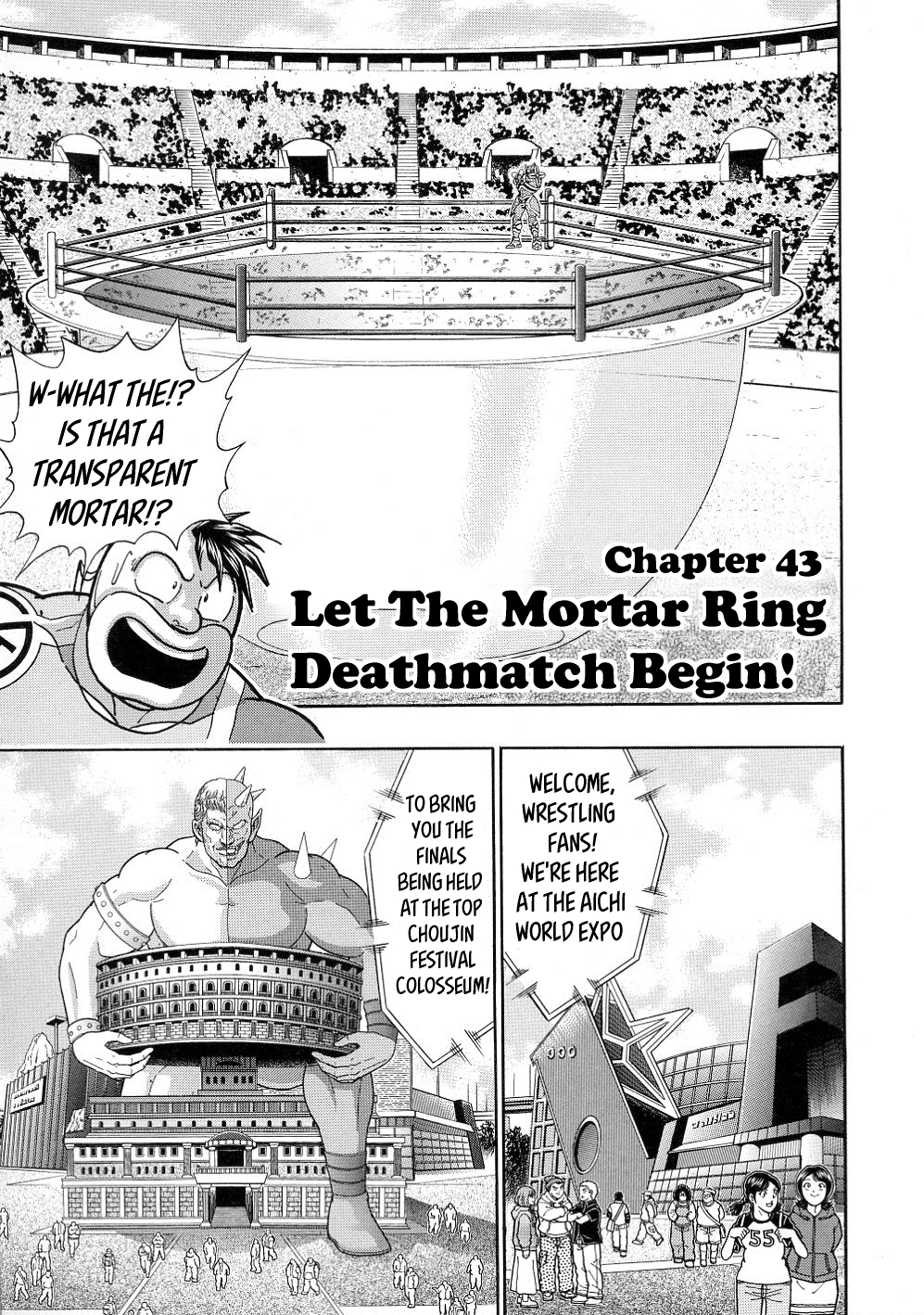 Kinnikuman II Sei: All Choujin Daishingeki Vol. 3 Ch. 43 Let The Mortar Ring Deathmatch Begin!