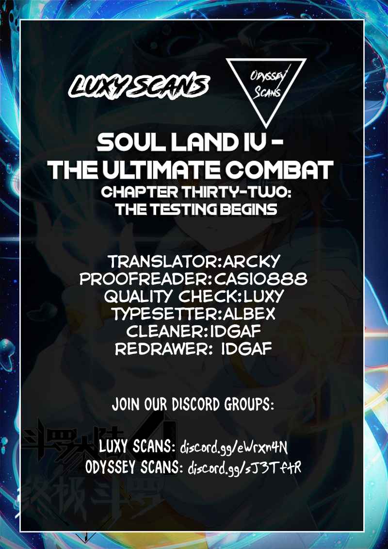Soul Land IV The Ultimate Combat Vol. 1 Ch. 32 The Testing Begins
