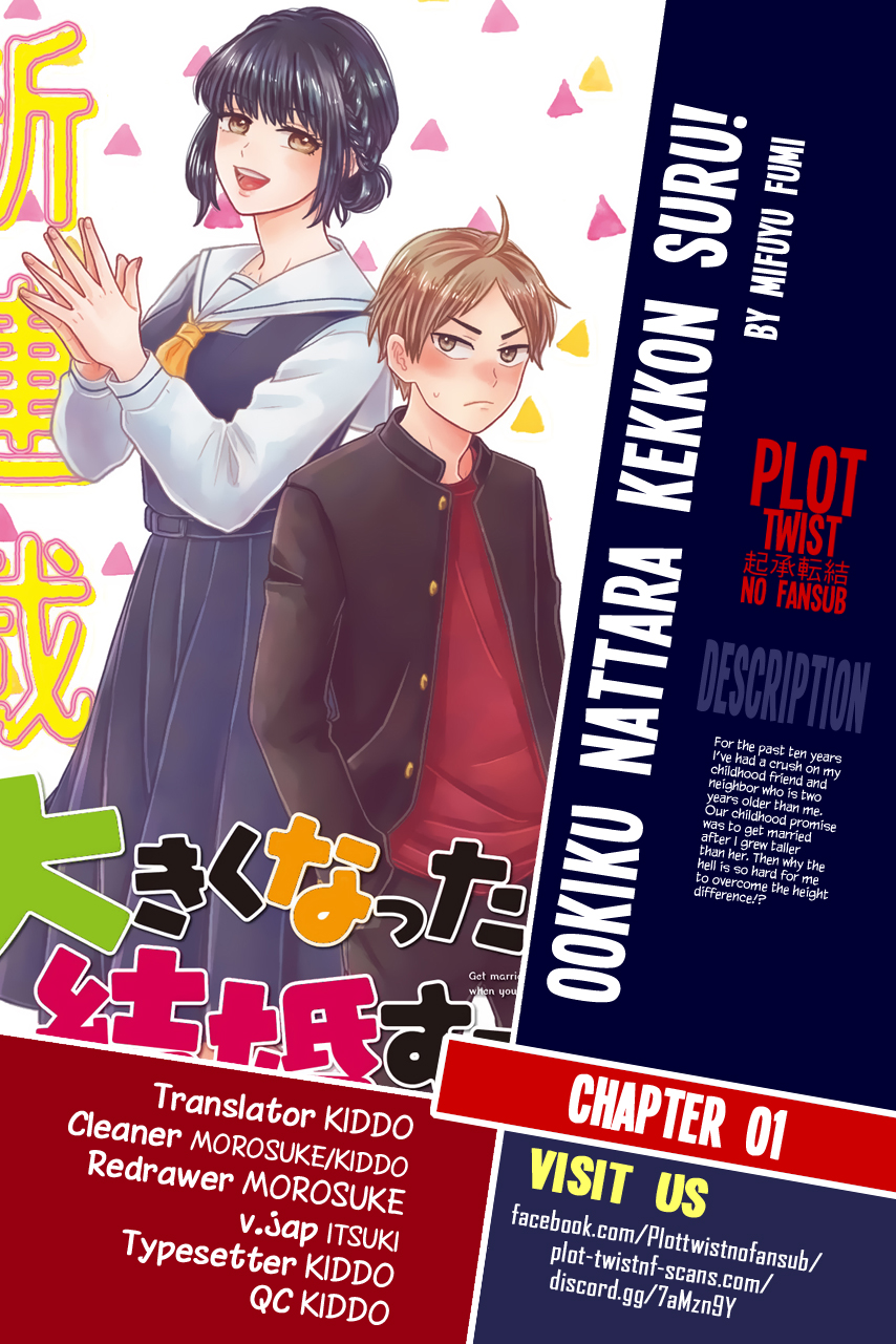 Ookiku nattara kekkon suru! Vol. 1 Ch. 1 get marry when you grow up!
