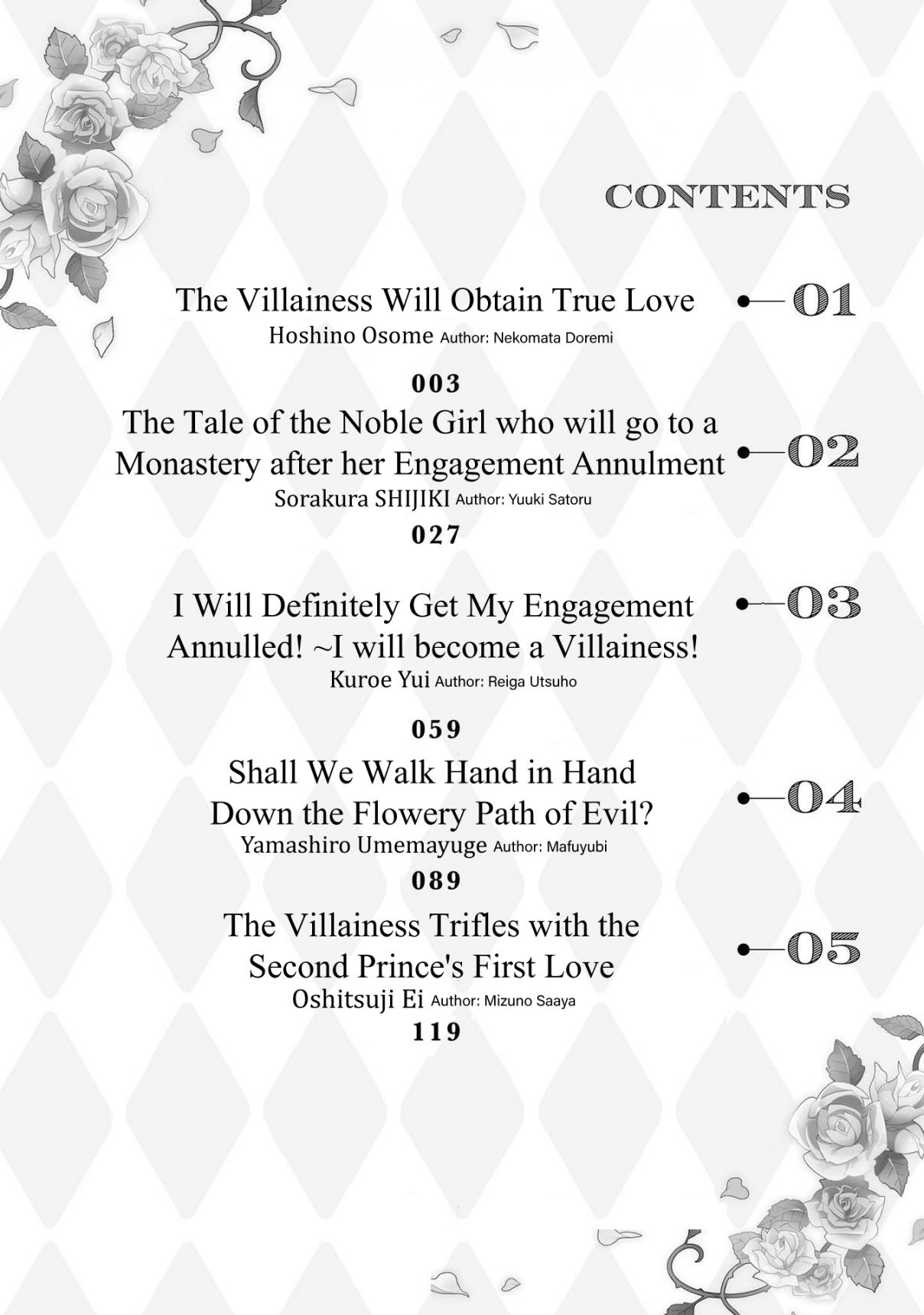 Though I May Be a Villainess, I'll Show You I Can Obtain Happiness! Vol. 1 Ch. 1 The Villainess Will Obtain True Love