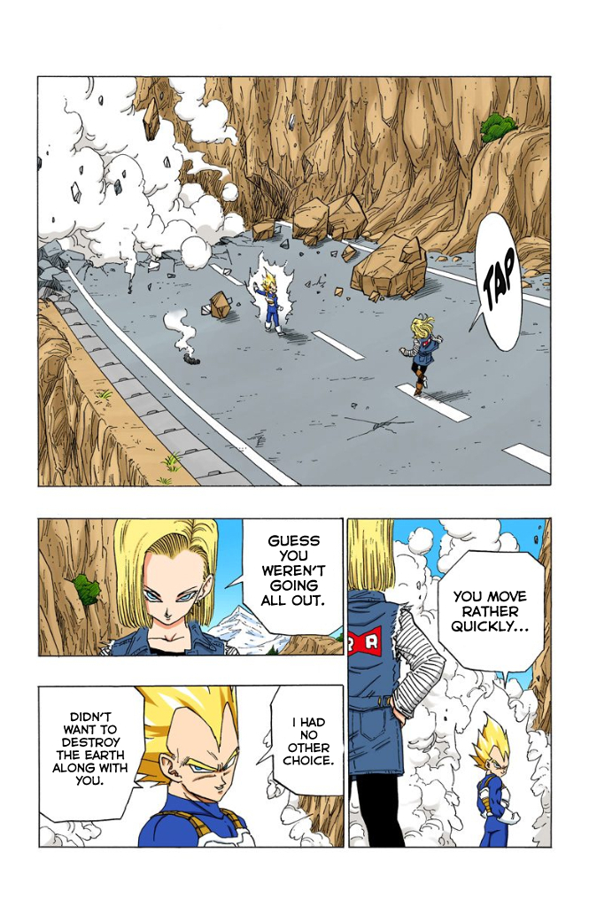 Dragon Ball Full Color Androids/Cell Arc Vol. 2 Ch. 22 Vegeta Vs. Android 18