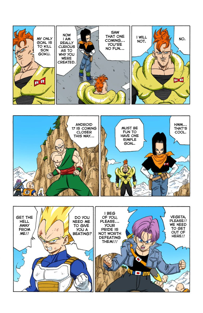 Dragon Ball Full Color Androids/Cell Arc Vol. 2 Ch. 23 Vegeta Vs. Android 18 Round 2