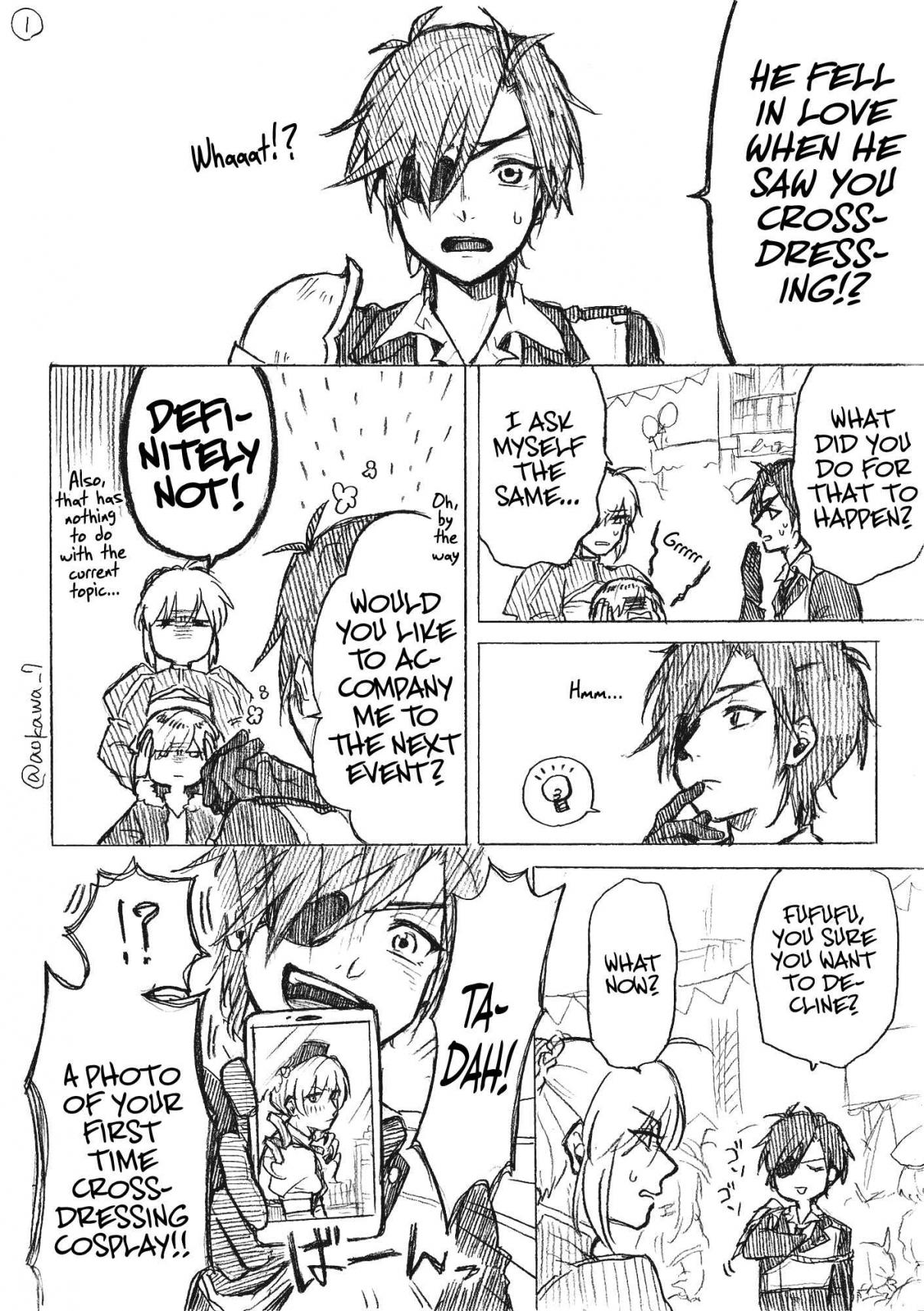 A Crossdressing Cosplayer Gets a Brother Ch. 2.2 Part 5