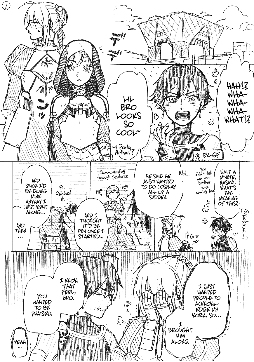 A Crossdressing Cosplayer Gets a Brother Ch. 2.3 Part 6