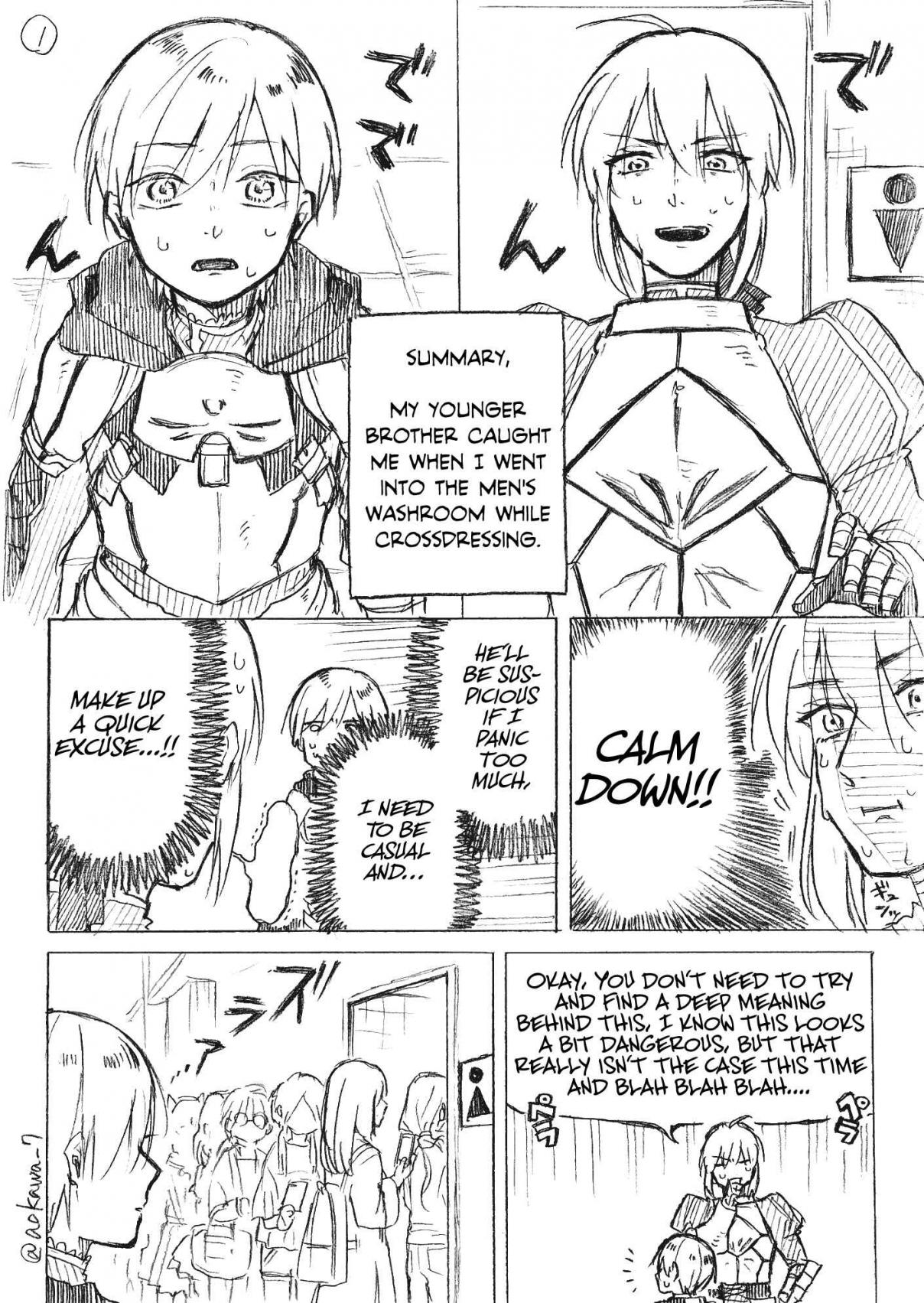 A Crossdressing Cosplayer Gets a Brother Ch. 3.1 Part 7