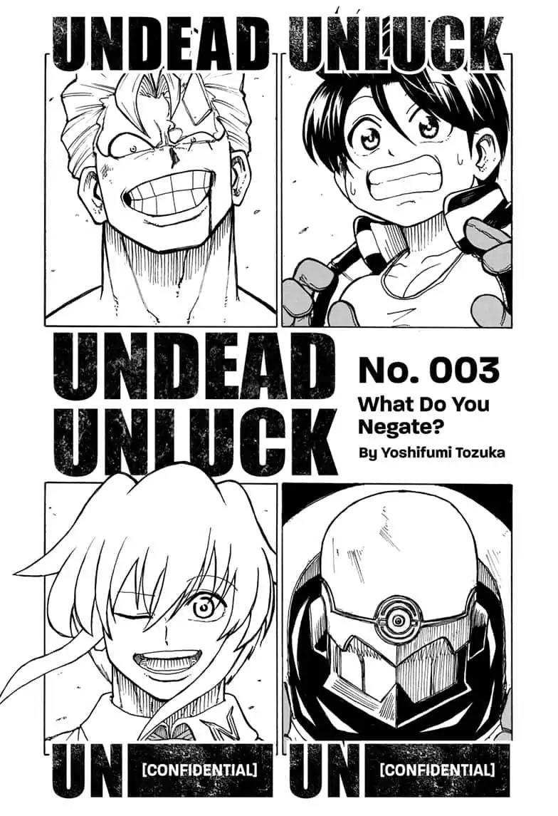 Undead Unluck No. 003 What Do You Negate