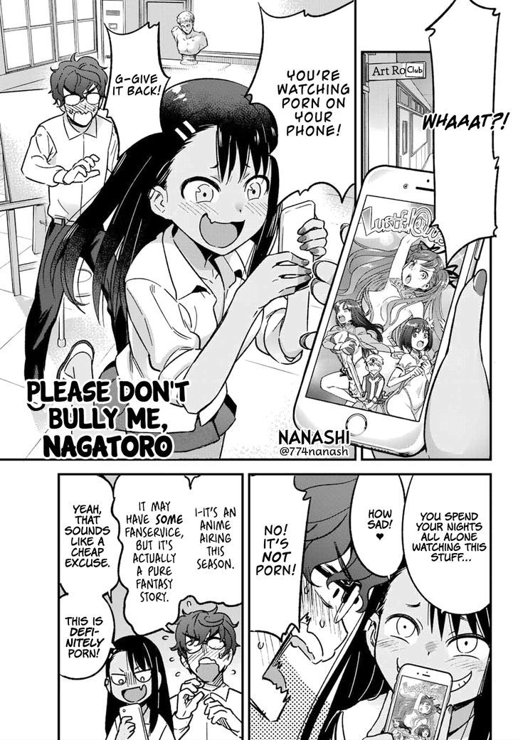 Please Don't Bully Me, Nagatoro Chapter 1.1