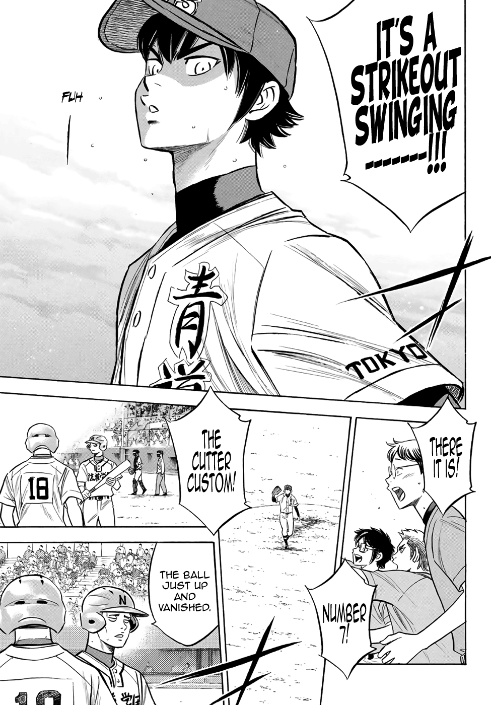 Diamond no Ace Act II Ch. 193 Today's Numbers