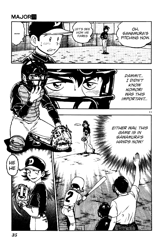 Major Vol. 11 Ch. 88 Sawamura is the Pitcher!