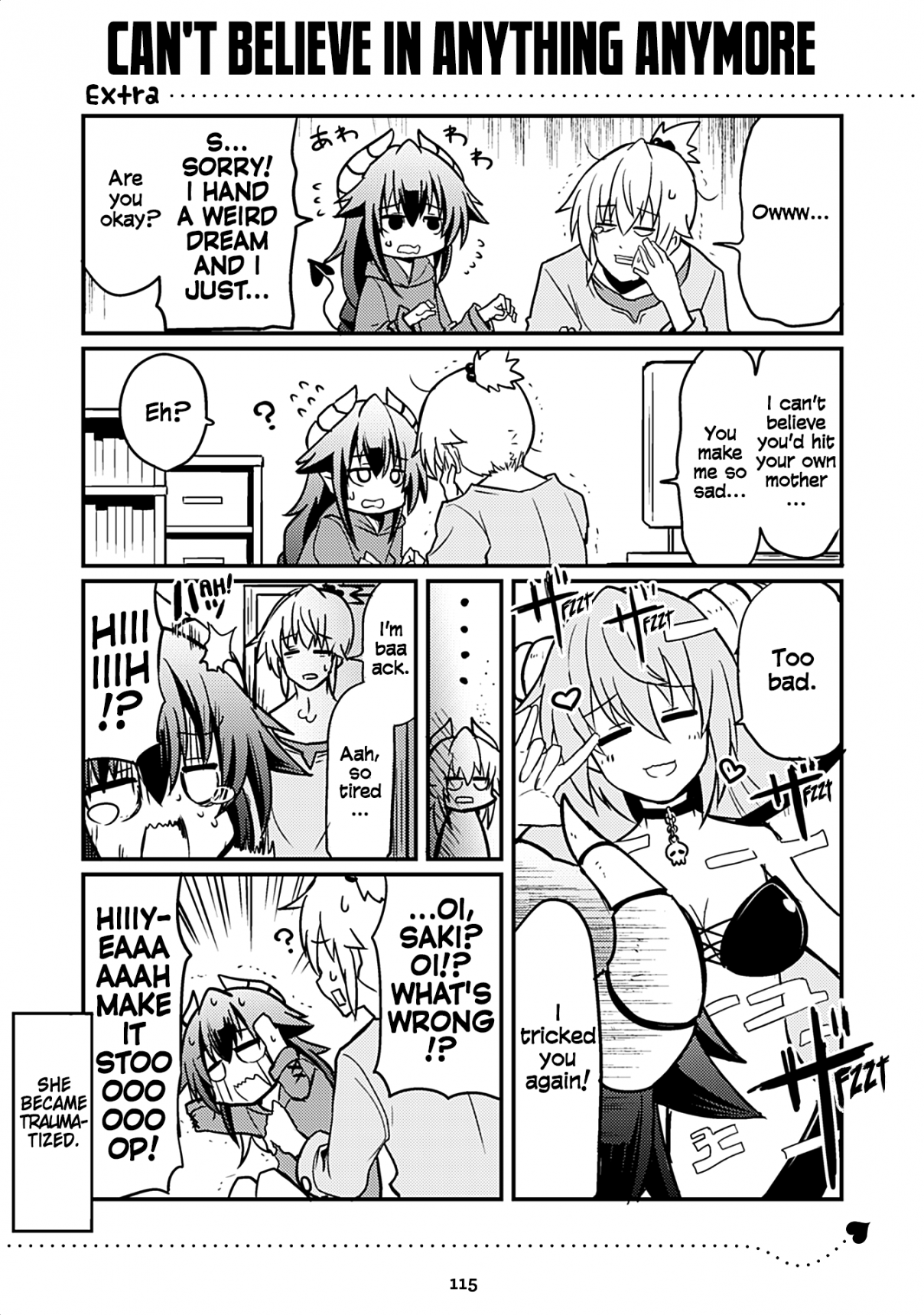 Naughty Succubus "Saki chan" Vol. 1 Ch. 98.5 Can't believe in anything anymore