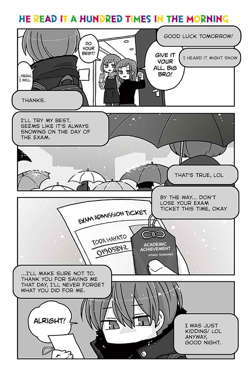 Mousou Telepathy Vol. 7 Ch. 698 He Read it a Hundred Times in the Morning